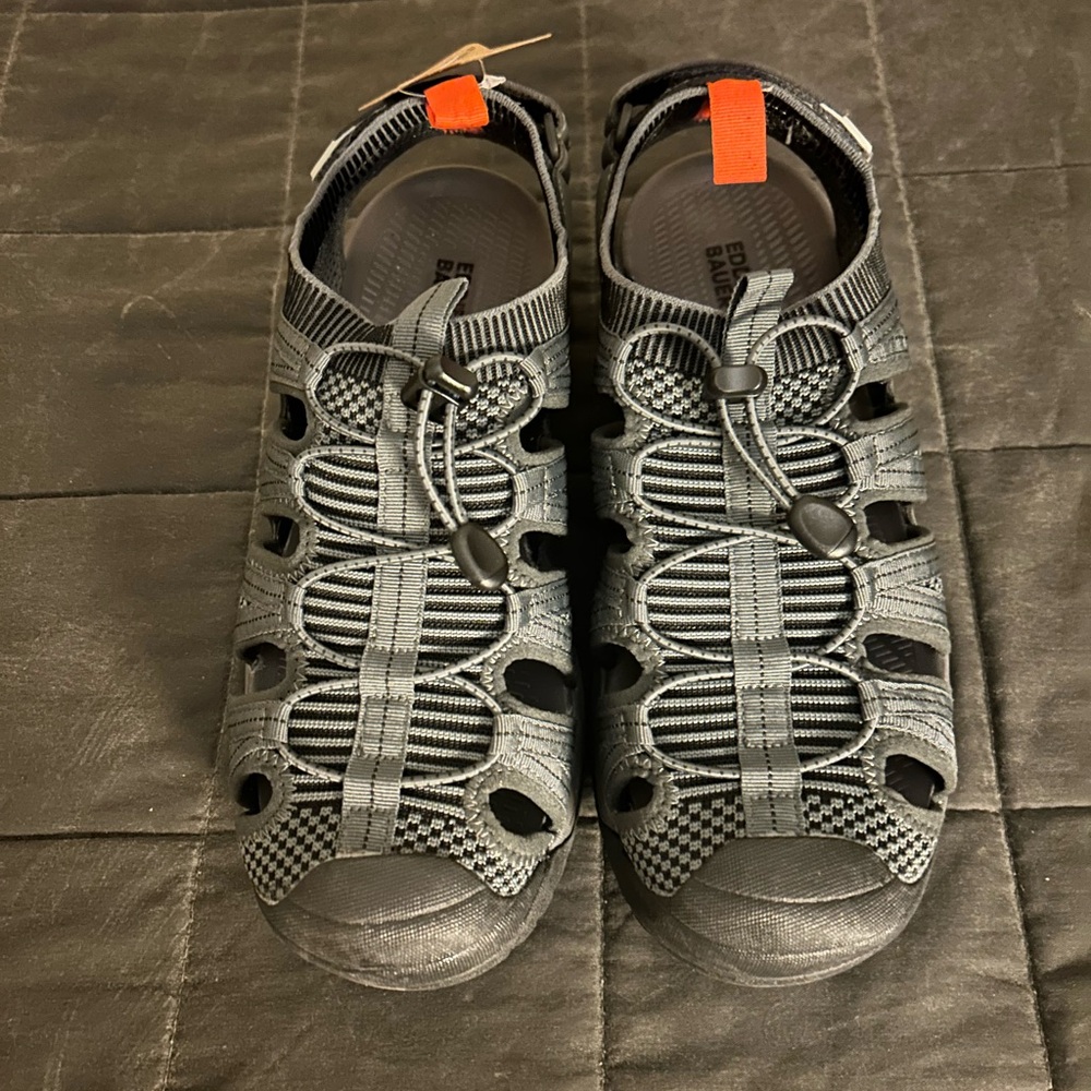 Eddie Bauer Black Gray Men's Sandals